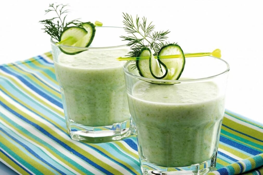 cucumber kefir smoothie for weight loss