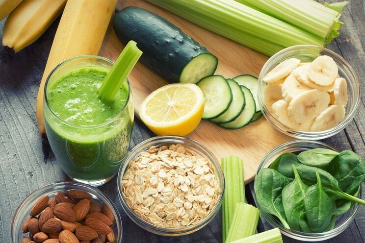 Fruits and vegetables with good nutrition