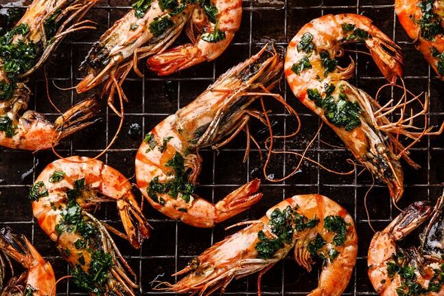 shrimp for the ketogenic diet